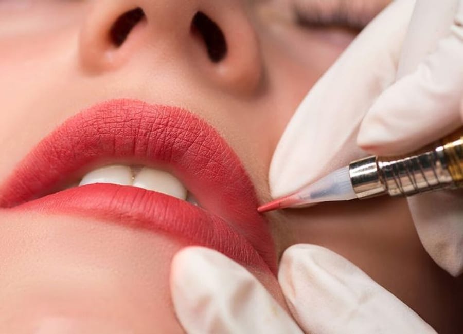 Lip blush result